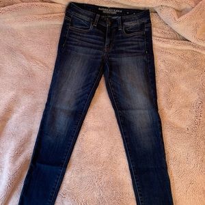 american eagle super stretch size 4 jegging